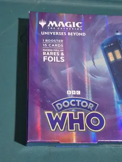 2023 MTG Magic the Gathering Doctor Who Collector Booster Pack Sealed Box Lot - Image 3