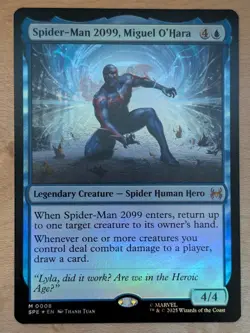 MTG - Spider-Man 2099, Miguel O'Hara (foil) - SPE (NM+) - Image 1