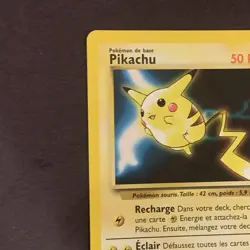1999-2000 Pokemon FRENCH Movie Promo Wizards Pikachu 4 - Image 3