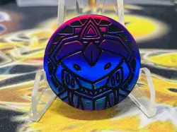 Genesect Holo Purple & Black Pokemon TCG Flipping Coin - Image 1