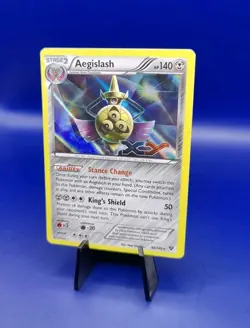 Aegislash 86/146 XY Stamped Holo Rare Promo Pokemon Card 2014 TCG Nintendo NM - Image 3