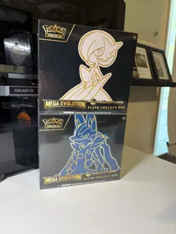 Pokemon Center Mega Evolution Gardevoir & Lucario ETB Elite Trainer Box Set Of 2 - Image 1
