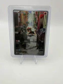 Pokemon TCG Litleo 139/132 Me01: Mega Evolution Holo Illustration Rare Mint NM - Image 4