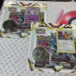 Pokemon Astral Radiance 3 Pack Blister Set- Eevee & Sylveon Promo - Image 1