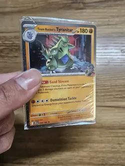 Team Rockets Tyranitar Pokemon Center Stamped Promo sealed - Image 3