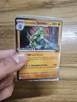 Team Rockets Tyranitar Pokemon Center Stamped Promo sealed - Image 4