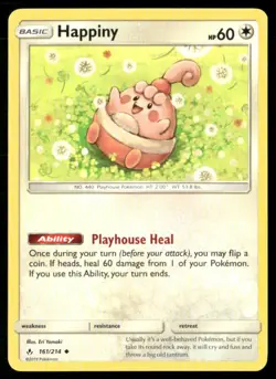 2019 Sun & Moon - Unbroken Bonds Happiny Basic/Uncommon #161 - Image 1
