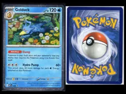 2025 Pokemon Mega Evolutions - Golduck 008 Cosmos Holo Black Star Promo NM-MNT - Image 2