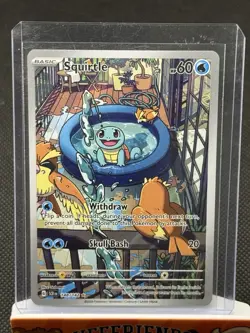2024 Pokemon SV Stellar Crown SCR EN Squirtle #148/142 - Image 1