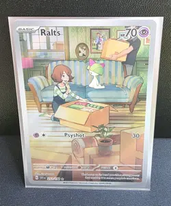 Ralts Holo Special Pokemon TCG Scarlet Violet Base Set 211/198 - Image 1
