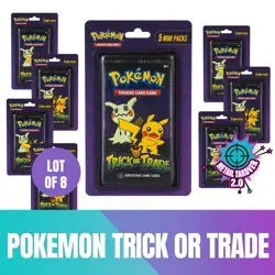 Pokemon TCG - Trick Or Trade - 5 Mini Booster Blister Packs Factory Sealed New - Image 1