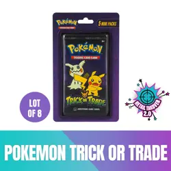 Pokemon TCG - Trick Or Trade - 5 Mini Booster Blister Packs Factory Sealed New - Image 2