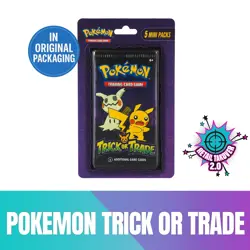 Pokemon TCG - Trick Or Trade - 5 Mini Booster Blister Packs Factory Sealed New - Image 3