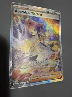 Acerola’s Mischief Pokemon Mega Evolution 183/132 SIR PACK FRESH - Image 1