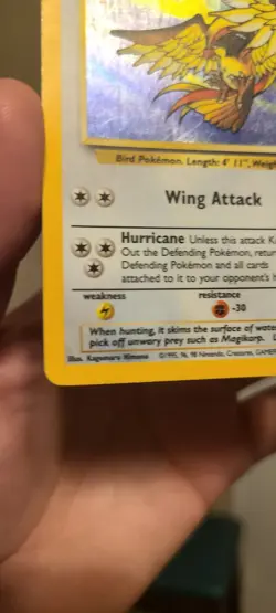 Pokemon TCG Pidgeot Jungle 8/64 Holo Unlimited Holo Rare - Image 5
