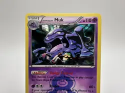 Team Aqua's Muk 8/34 Double Crisis Holo Rare Pokemon TCG LP - Image 2