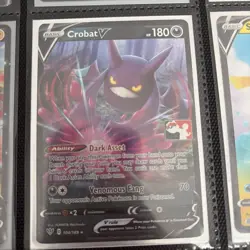 Pokemon 2020 Crobat v Series One Prize Pack Mint Condition - Image 1