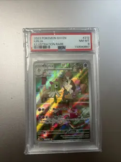 Pokemon TCG Kirlia Illustration Rare Scarlet & Violet Base 212/198 PSA 8 Mint - Image 1