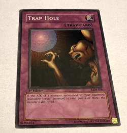 Trap Hole LOB-058 The Legend of Blue Eyes White Dragon 1st Edition - Image 2