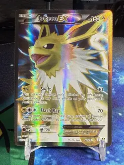 Jolteon EX 28a/83 Pokemon TCG XY Promo Alternate Ultra Rare Card NM Full Art NM - Image 1