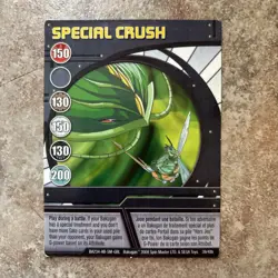 Brand New BAKUGAN Ability Card SPECIAL CRUSH BA234-AB-SM-GBL 2008 SM/SEGA 39/48b - Image 2