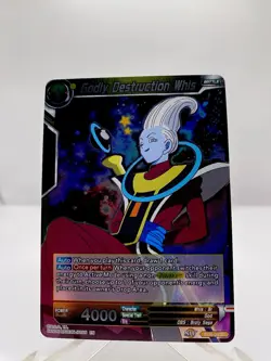 Dragon Ball Super CCG Godly Destruction Whis SD8-09 ST Rare Foil Bandai Card - Image 1