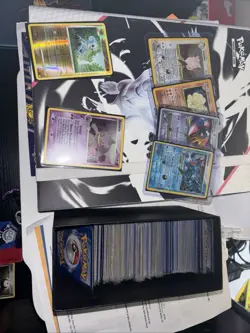 Pokemon TCG Card Lot Damaged To Heavily Played Cards To A Few Moderate Played - Image 1