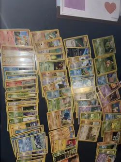 Pokemon TCG Card Lot Damaged To Heavily Played Cards To A Few Moderate Played - Image 2
