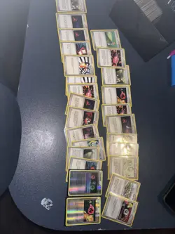 Pokemon TCG Card Lot Damaged To Heavily Played Cards To A Few Moderate Played - Image 3