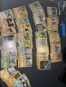 Pokemon TCG Card Lot Damaged To Heavily Played Cards To A Few Moderate Played - Image 4
