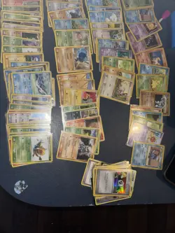 Pokemon TCG Card Lot Damaged To Heavily Played Cards To A Few Moderate Played - Image 5