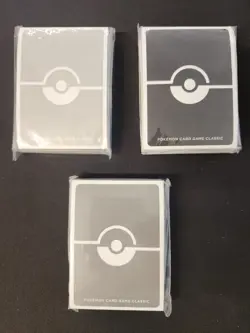 Pokemon TCG Classic Collection - All 3 Card Sleeve Sets - Unused - Image 1