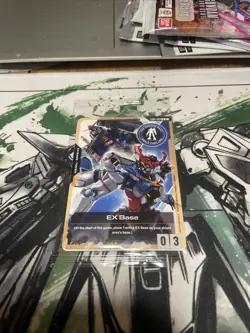 Gundam Card Game EX Base EXBP-003 THE GUNDAM BASE World Tour LONDON LTD Promo - Image 1