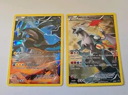 Black Kyurem XY80 White Kyurem XY81 English XY Black Star Promo NM Trading Card - Image 1