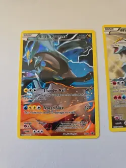 Black Kyurem XY80 White Kyurem XY81 English XY Black Star Promo NM Trading Card - Image 3