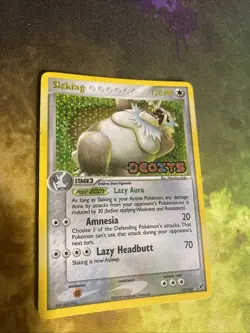 Pokemon TCG Slaking Card EX Deoxys Stamped Reverse Holo/Holo Rare 15/107 - Image 1