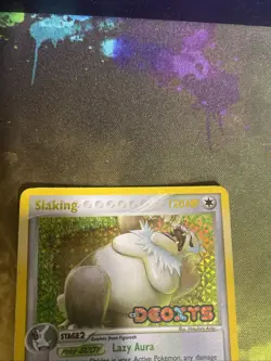 Pokemon TCG Slaking Card EX Deoxys Stamped Reverse Holo/Holo Rare 15/107 - Image 2