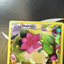 Shaymin XY115 Promo Pokemon Card TCG Full Art 2016 NM MINTY - Image 2