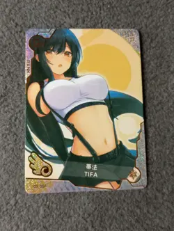 CCG WAIFU CARD MAIDEN PARTY 6 GIRL PARTY GR-006 TIFA LOCKHART FINAL FANTASY - Image 1