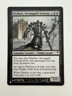 Haakon Stromgald Scourge MTG Magic the Gathering Card NM Near Mint Coldsnap - Image 1