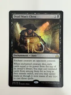 Dead Man’s Chest Foil MTG Magic the Gathering Card NM Near Mint RIX - Image 1