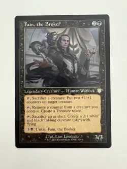 Fain the Broker Retro Frame MTG Magic the Gathering Card NM Near Mint BRC - Image 1