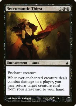 (1x) NECROMANTIC THIRST - Ravnica: City of Guilds - MTG Magic the Gathering Card - Image 1