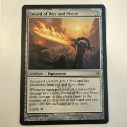 MTG Magic the Gathering Sword of War and Peace (161/180) New Phyrexia - Image 1