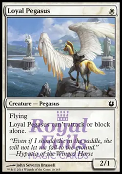 Loyal Pegasus 4x FOIL BNG MTG Born of the Gods Common MINT white - Image 1