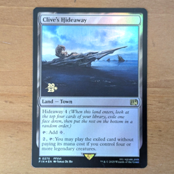 Clive’s Hideaway - Pre-release Stamped Foil - Final Fantasy MTG - Image 1