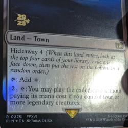 Clive’s Hideaway - Pre-release Stamped Foil - Final Fantasy MTG - Image 3