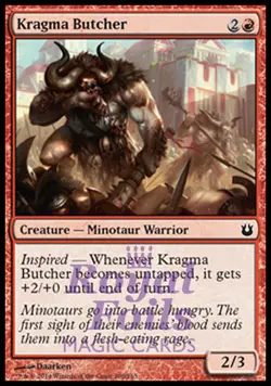 Kragma Butcher 4x FOIL BNG MTG Born of the Gods Common MINT red - Image 1