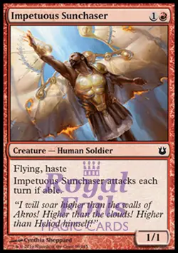 Impetuous Sunchaser 4x FOIL BNG MTG Born of the Gods Common MINT red - Image 1