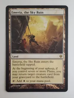 Moderately Played - MTG Emeria, the Sky Ruin - Zendikar - Image 1
